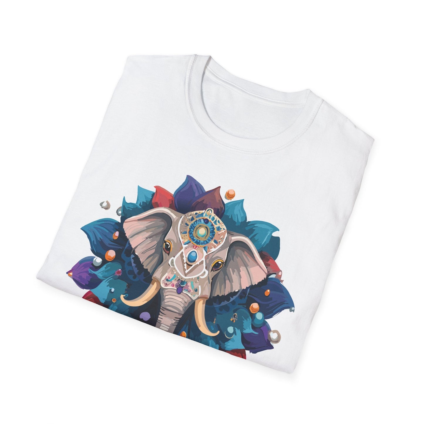 Elephant T Shirt Unisex Softstyle 64000 Short Sleeve Cotton Tee Comfortable Everyday Wear