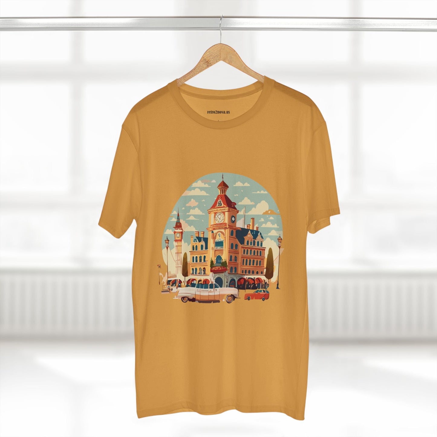 Retro Car Shirts Vintage Car Shirts RC3 Unisex Premium Cotton Tee with Original Car Artwork