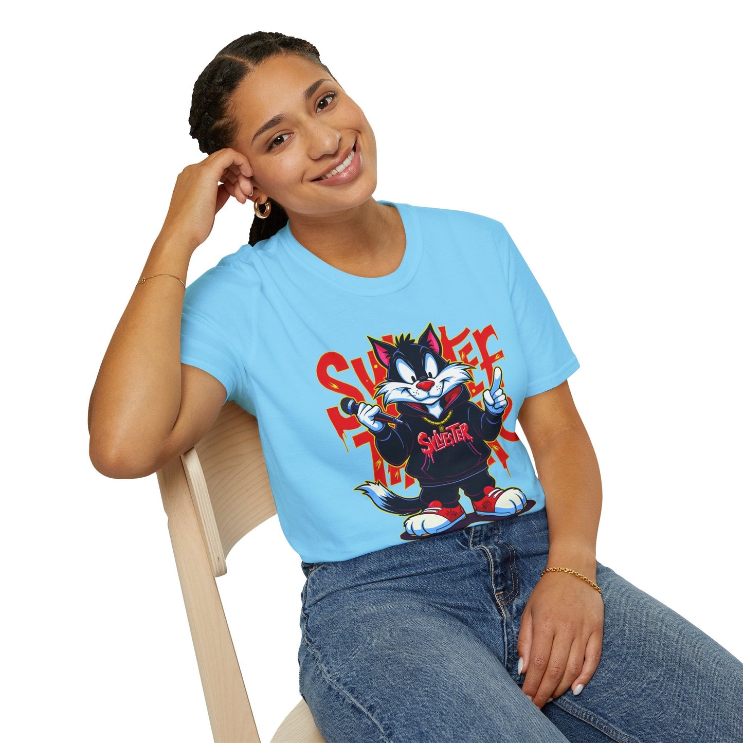 Gildan Softstyle Unisex T Shirt 100 Percent Ring Spun Cotton Cartoon Animation And Funny Animals Tee