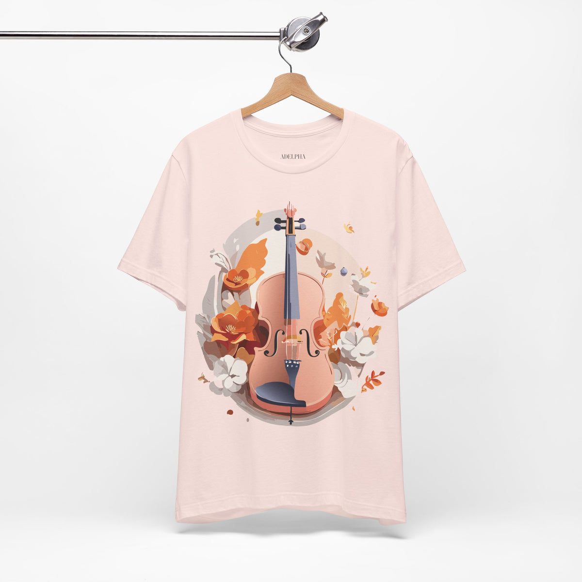 Music Graphic Unisex Cotton Bella+Canvas Tee with Art Design m173