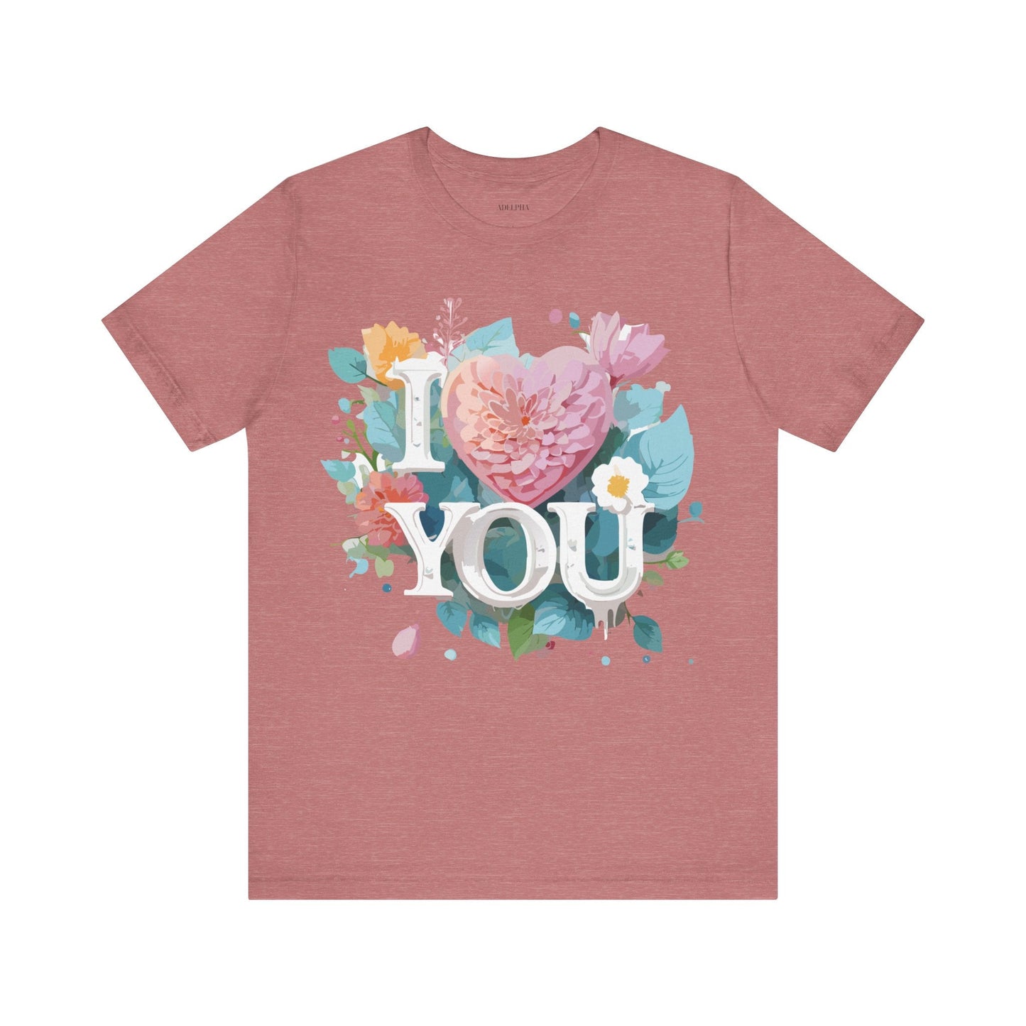 Valentine Graphic T Shirt Unisex Jersey Short Sleeve Tee With Adelpha Artwork Design