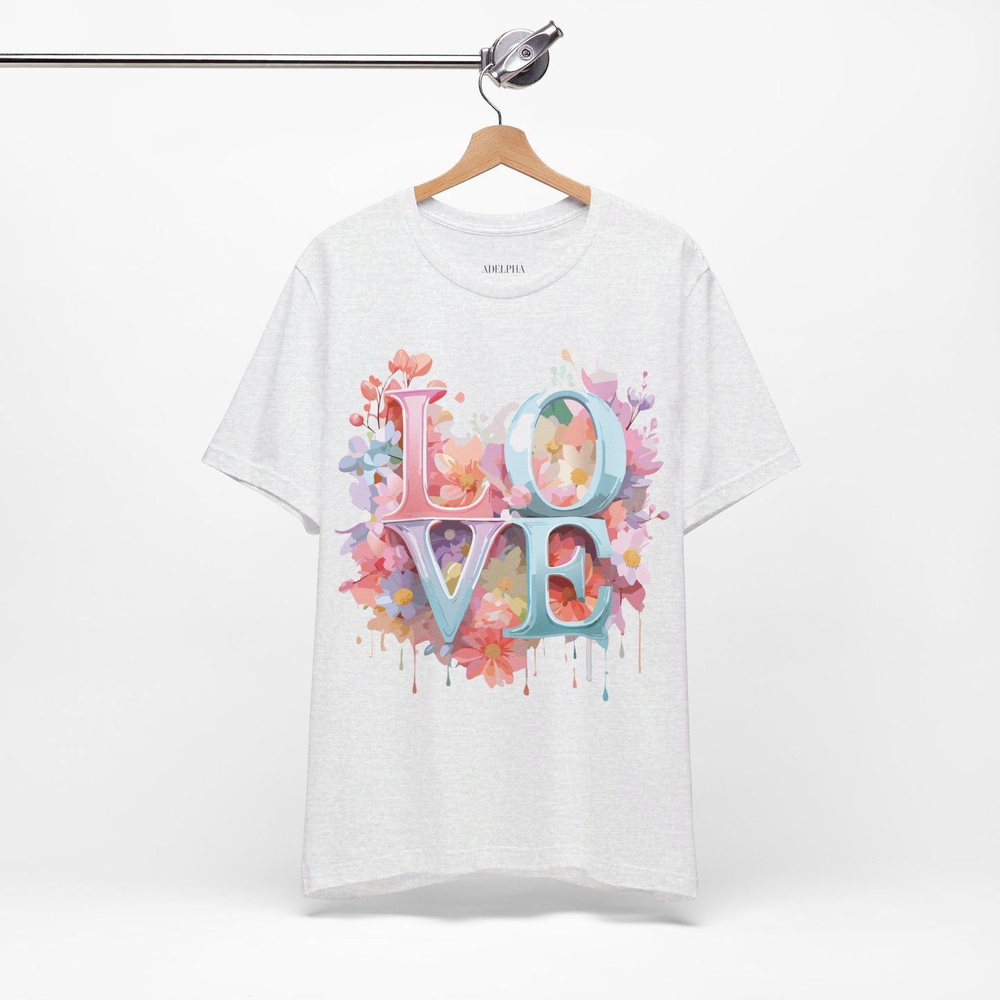Valentine Graphic Tee Unisex Jersey Short Sleeve Art Design By Adelpha Premium Vintage