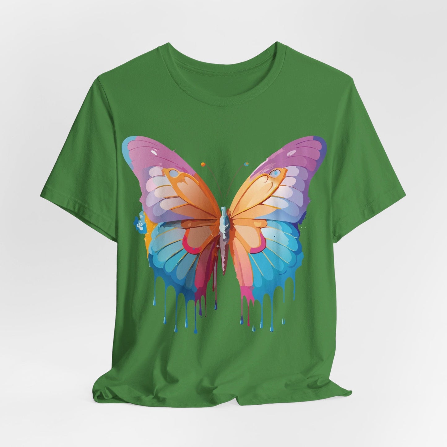 Butterfly Graphic Unisex 100 Cotton Lightweight Vintage Design Jersey Tee 90