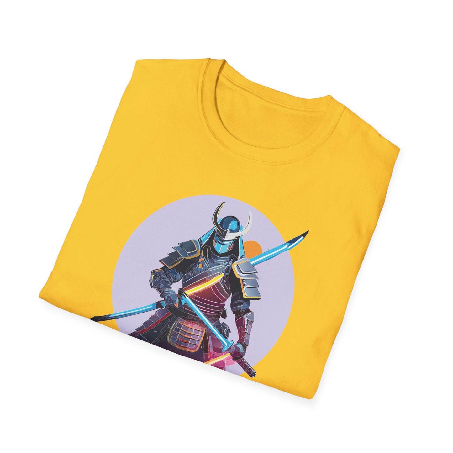 Samurai Shirt Unisex Gildan Softstyle Tee 100 Percent Cotton Lightweight Comfort
