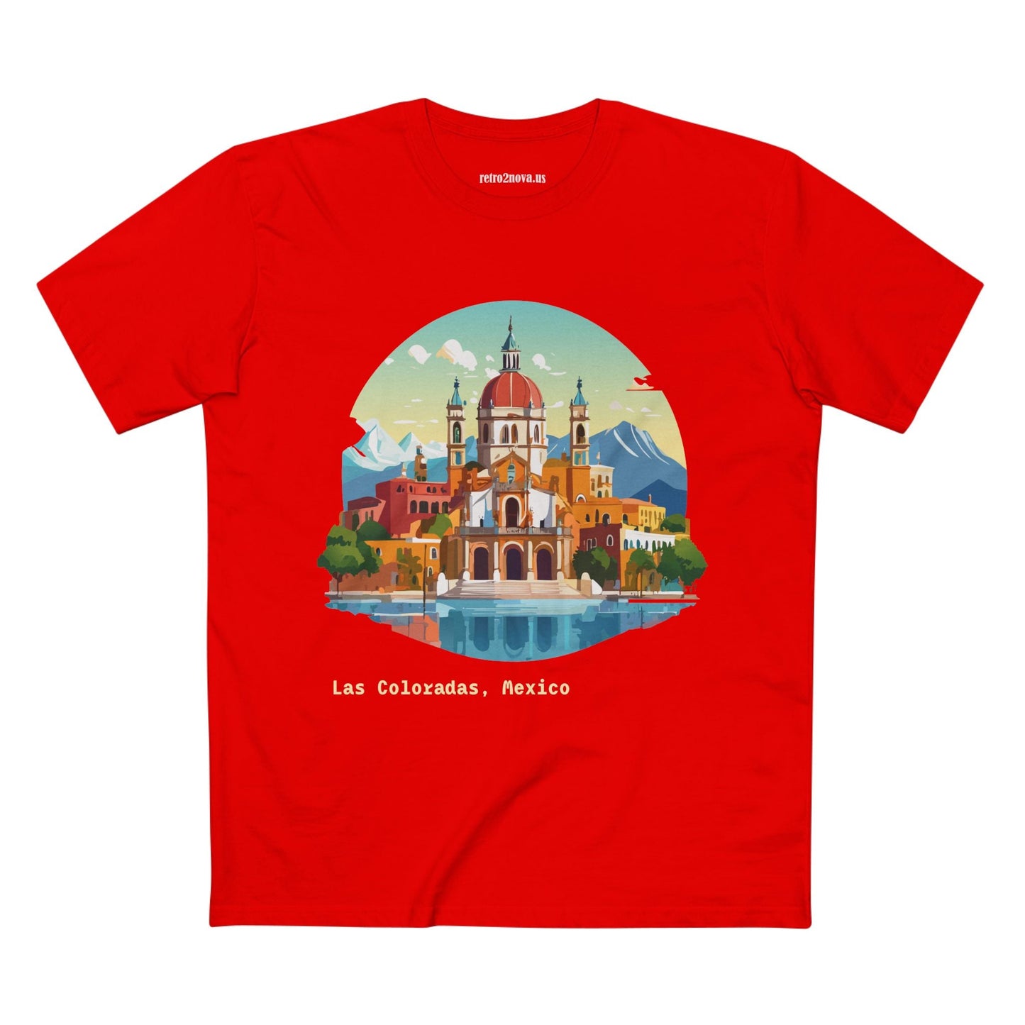 Mexico Travel Shirt Unisex Premium Cotton Tee With Original Art Design Retro2Nova
