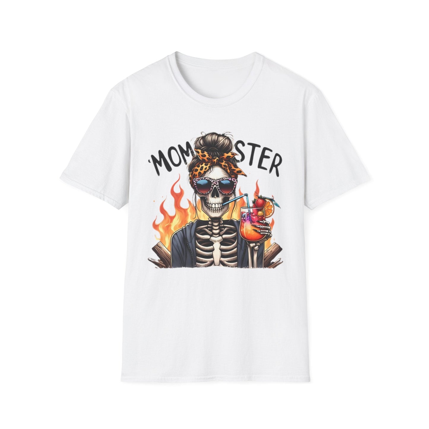 Skull Graphic Unisex Cotton T-shirt with Skeleton Artwork Design 13