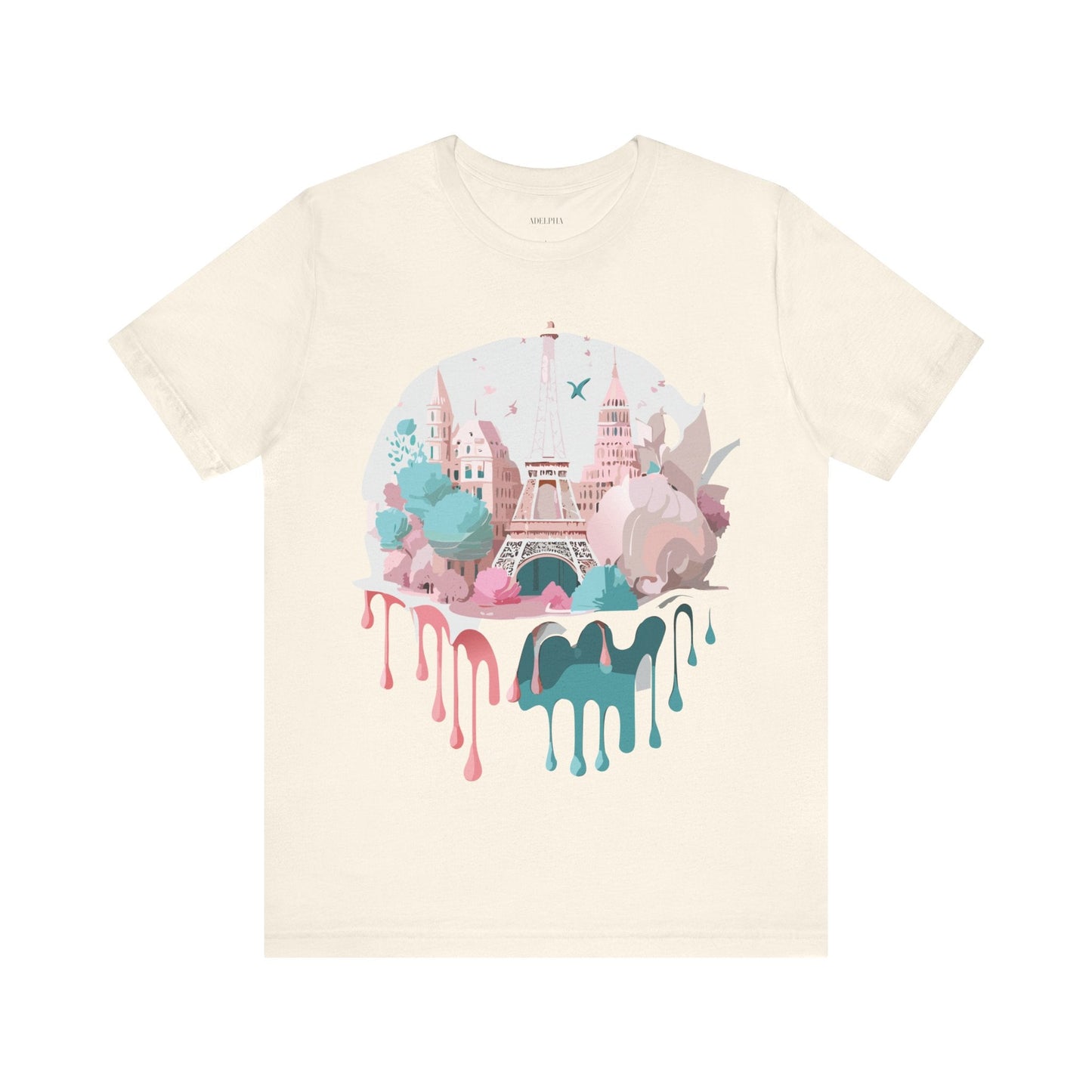 Paris Graphic Tee Unisex Premium Adelpha Art Design Vintage Inspired Short Sleeve Shirt