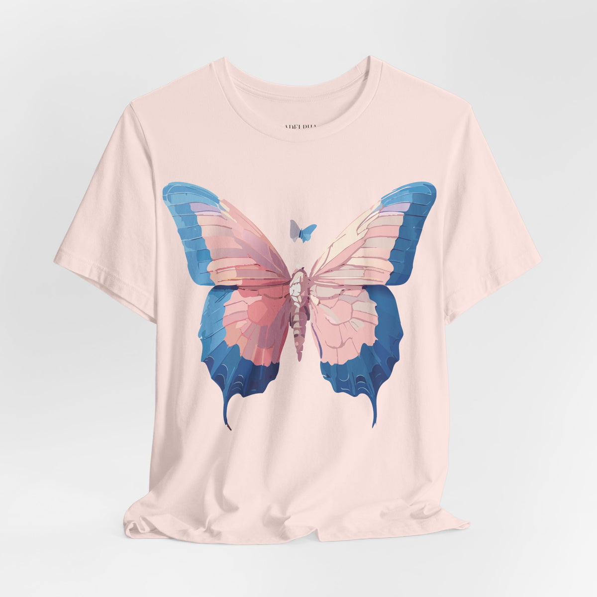 Butterfly Graphic Unisex Cotton Bella+Canvas Tee with Art Design n14