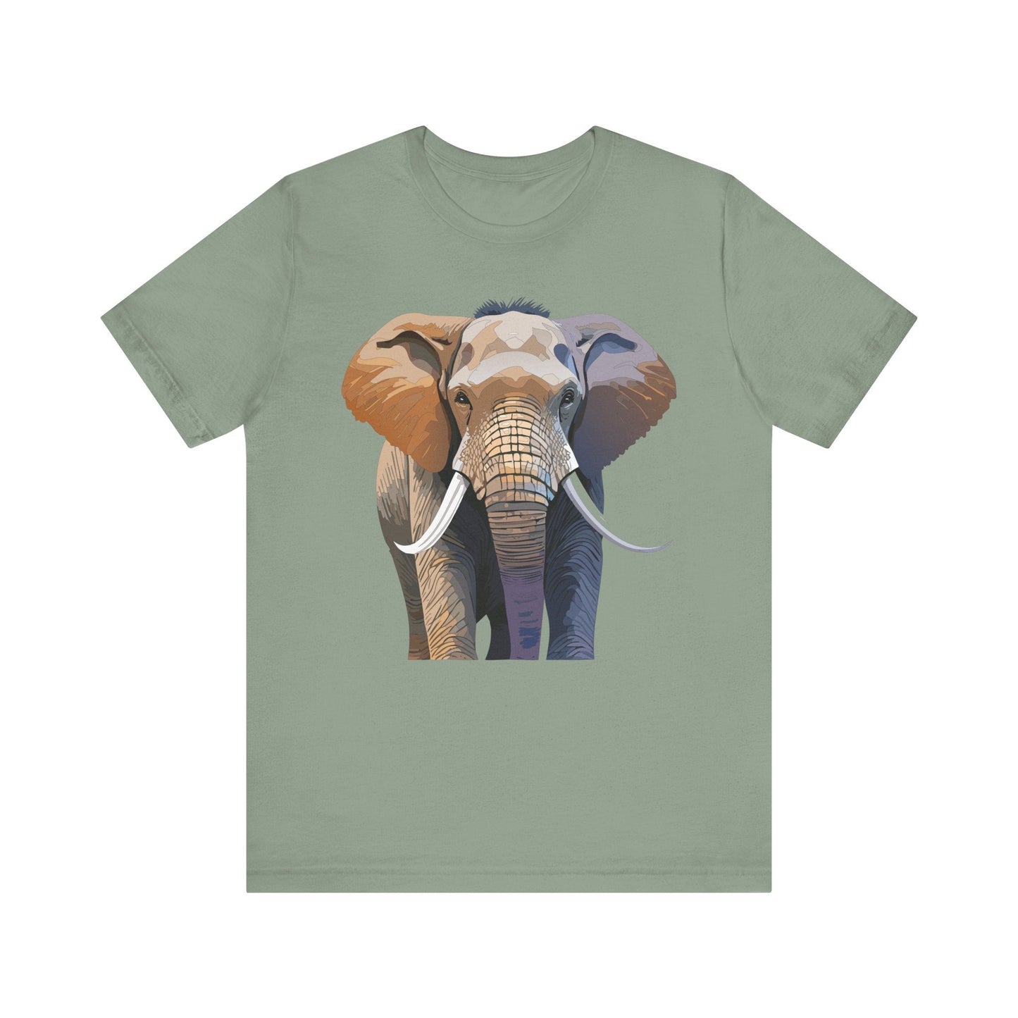 Unisex Animal Art Design Tee Shirt With Wildlife Animals Short Sleeve Everyday Comfort