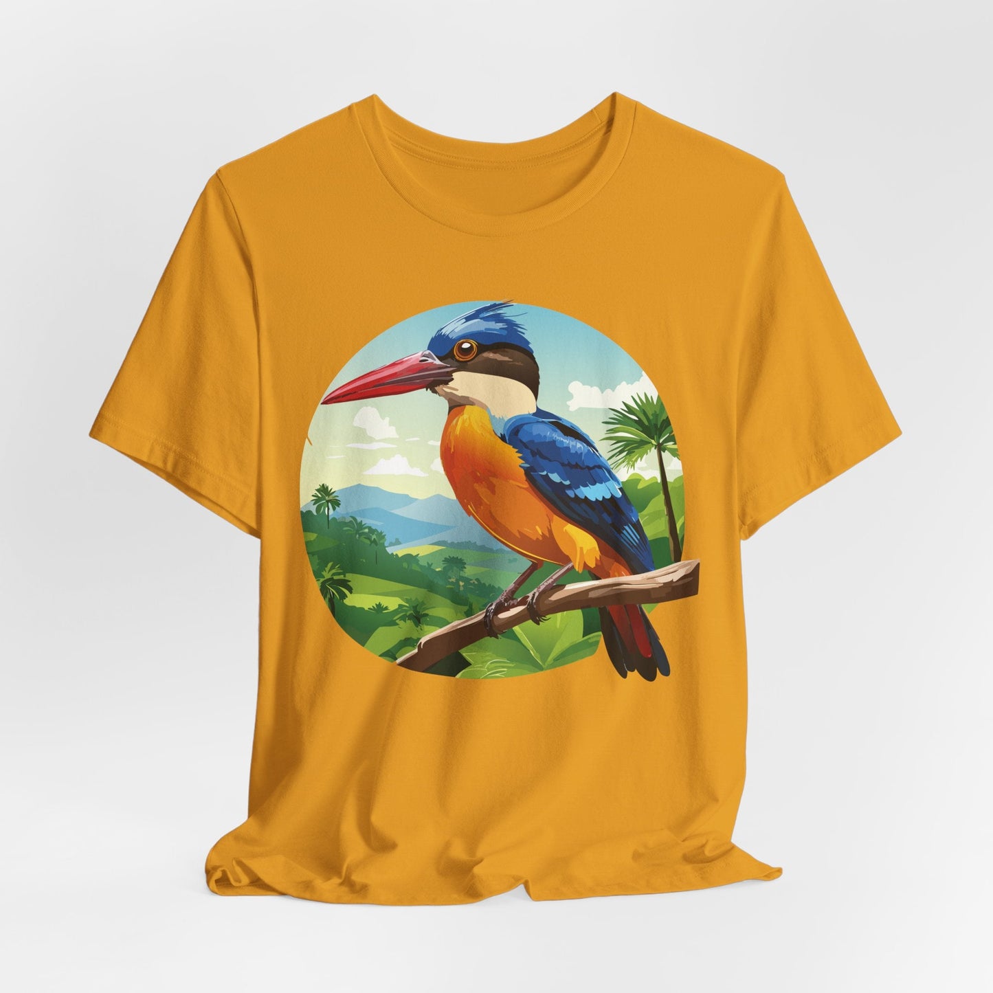 Unisex Animal Shirt With Art Design Featuring Wild Animals Jersey Short Sleeve Tee