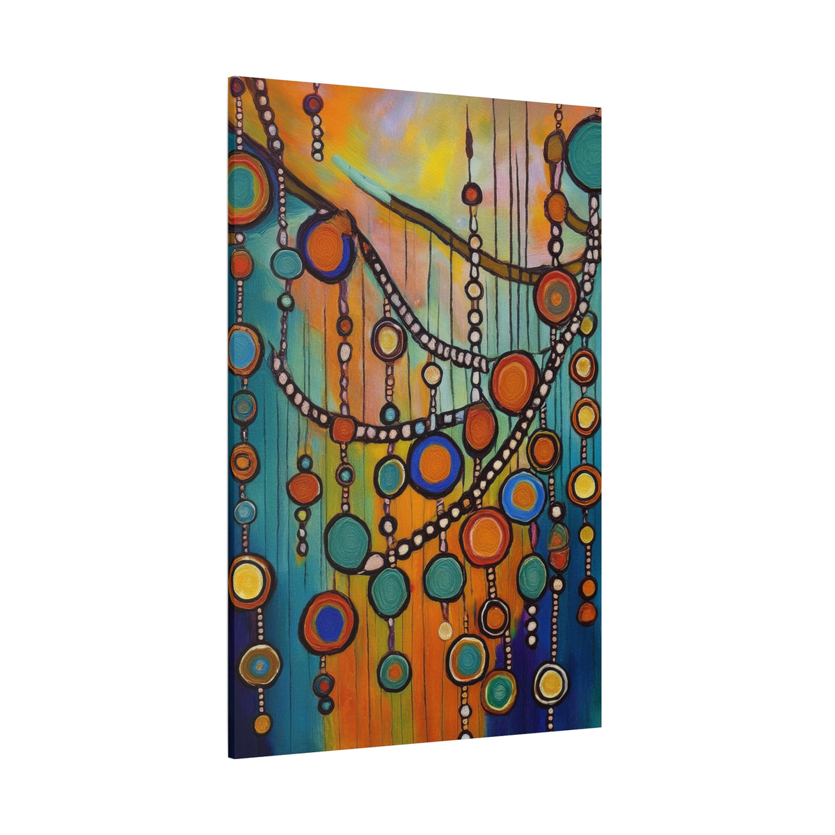 Abstract Oil Painting Print Canvas 20x24,20x30,24x30 24x32,24x36,30x40 32x48,36x48,40x60 Pine-Wood Inner Frame ABS-100
