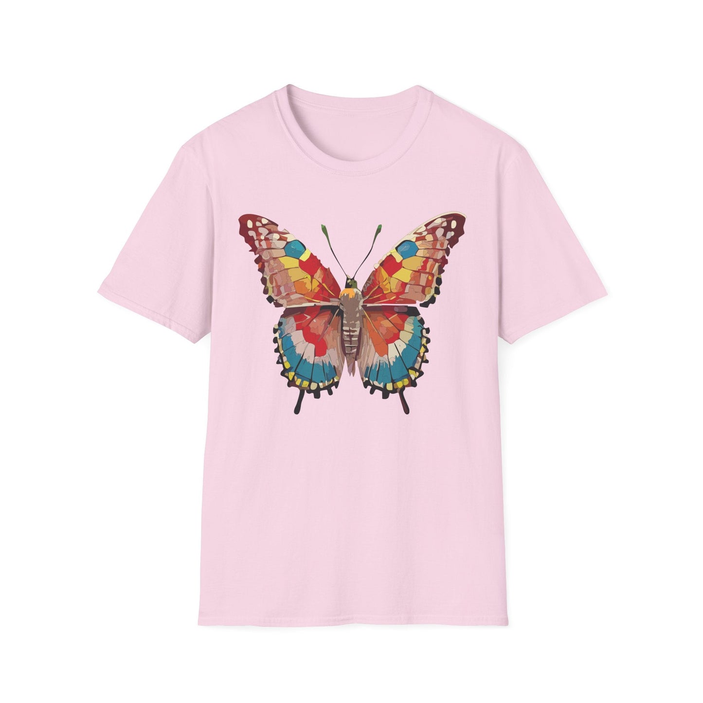 Butterfly Shirt Unisex Monarch Tee Softstyle 100 Percent Ring Spun Cotton Quality Gildan 64000