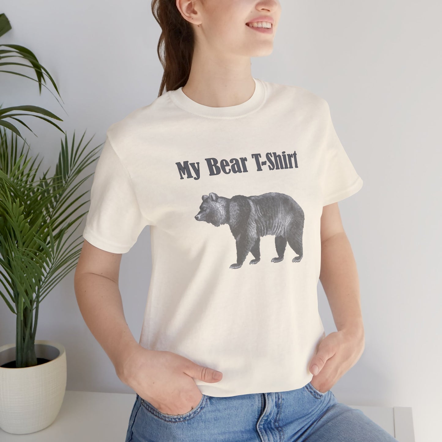 Unisex Cotton Tee Shirt with animals Print