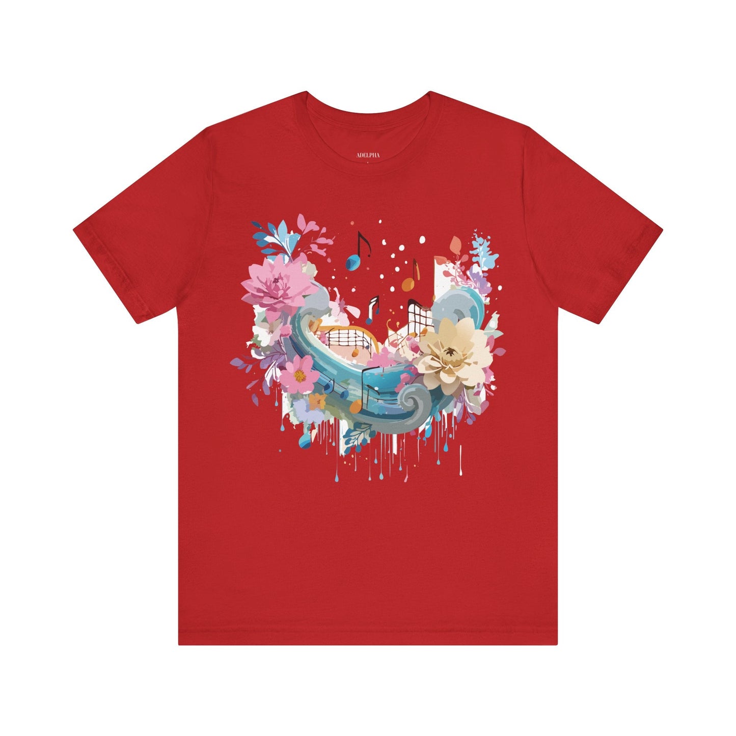 Adelpha Graphic Tee Unisex Jersey Short Sleeve Art Design Vintage Inspired Music T Shirt