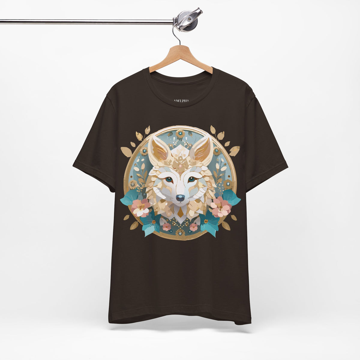 Medallion Graphic Unisex Cotton Bella+Canvas Tee with Art Design d64