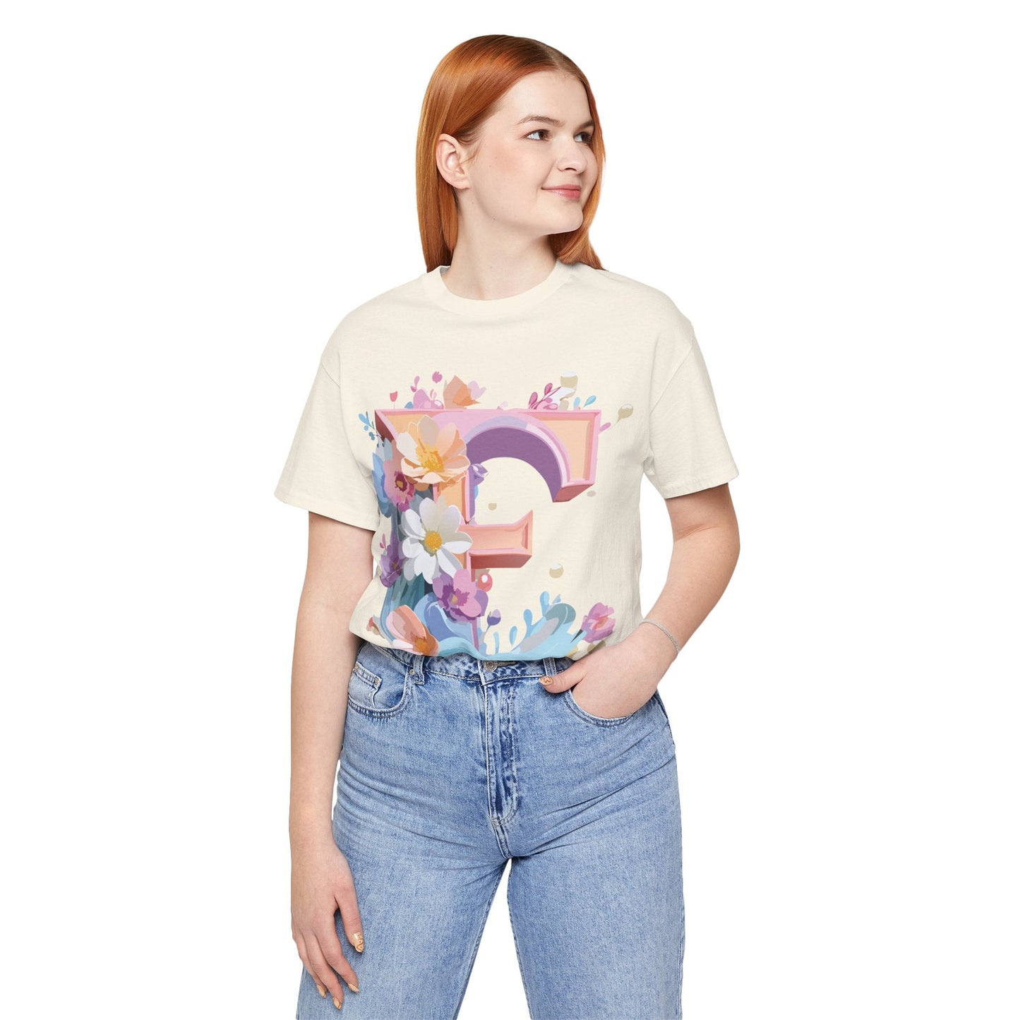 Letter E Shirt Graphic Tee Unisex Vintage Inspired Artwork By Adelpha Premium Short Sleeve