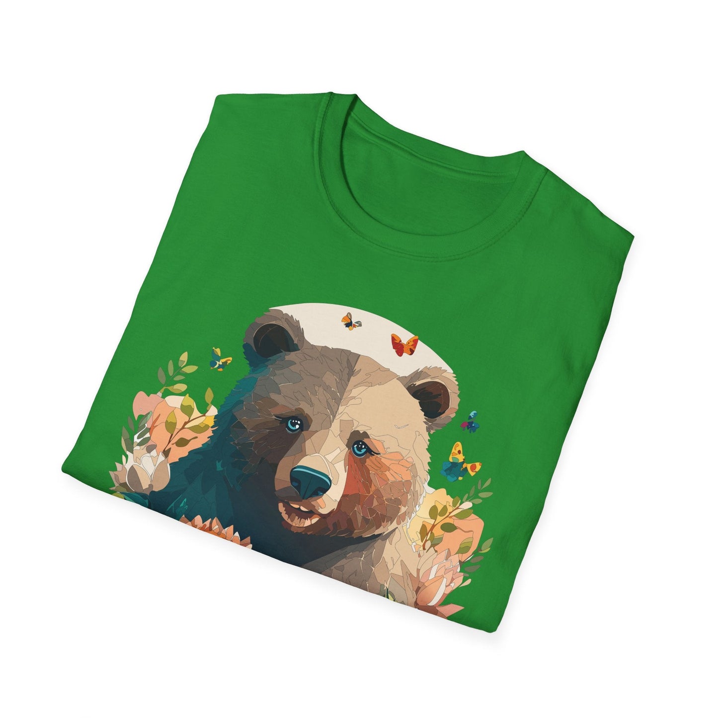 Bear T Shirt Unisex Teddy Bear Shirt Softstyle 100 Percent Ring Spun Cotton Tee Essentials