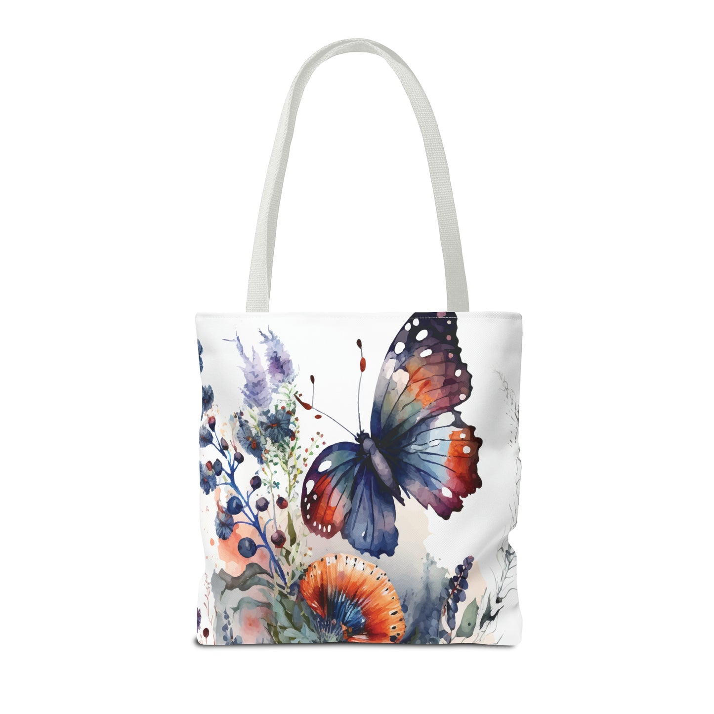 Canvas Bag with Butterfly Prints