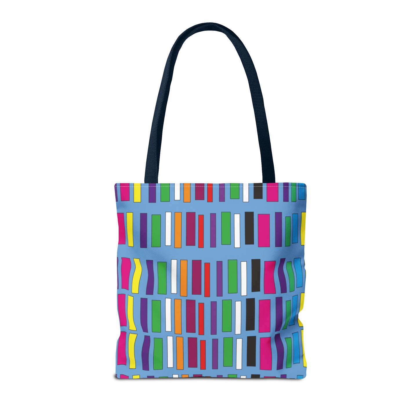 Canvas Bag with Abstract Prints