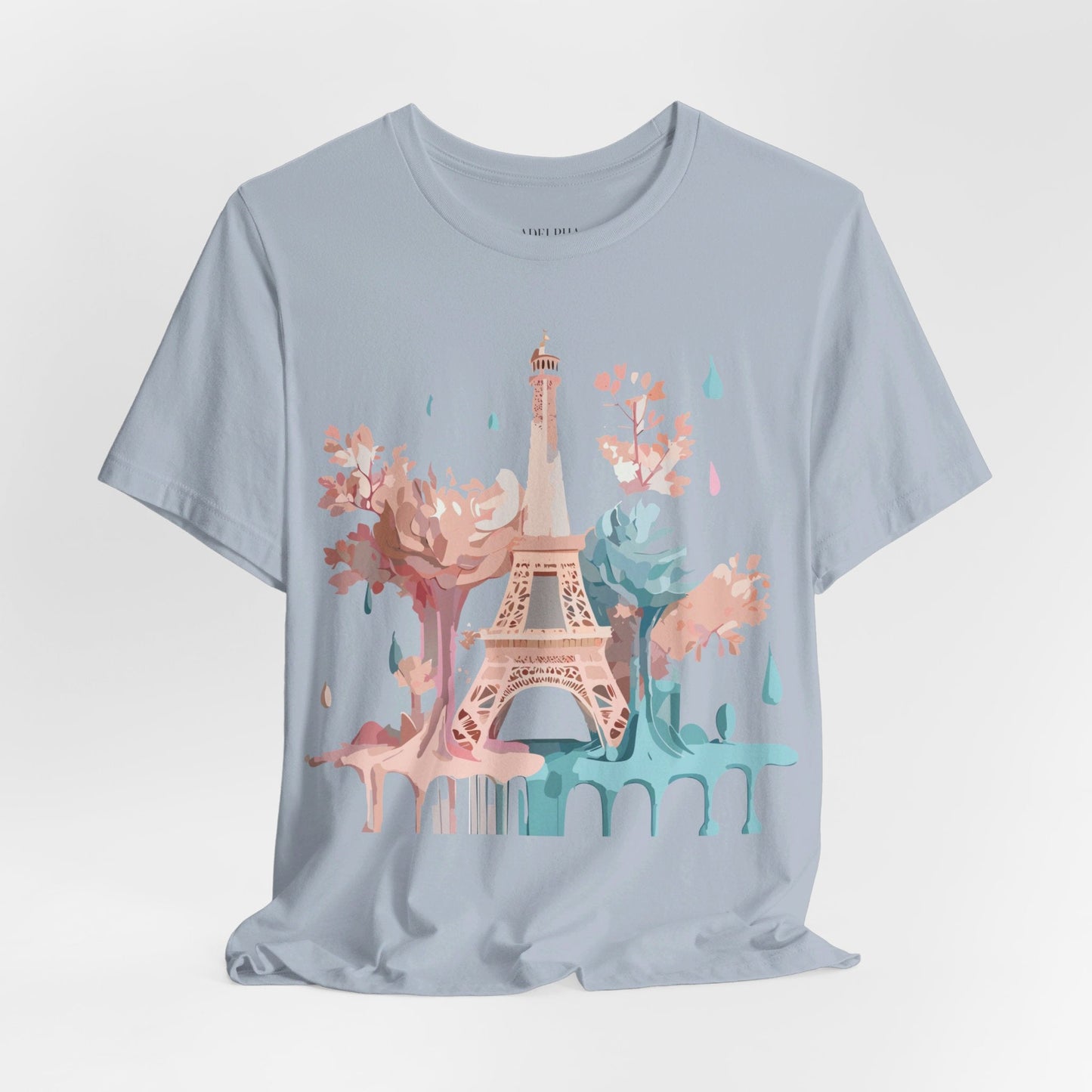 Paris Tourist Shirt Graphic Tee Unisex Vintage Inspired Art Adelpha Premium Quality