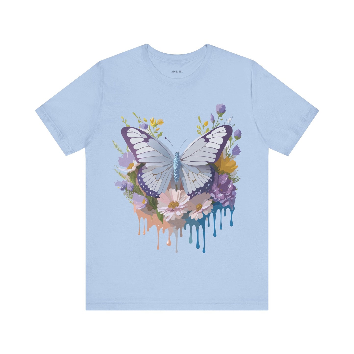 Adelpha Vintage Inspired Graphic Tee Unisex Short Sleeve Shirt