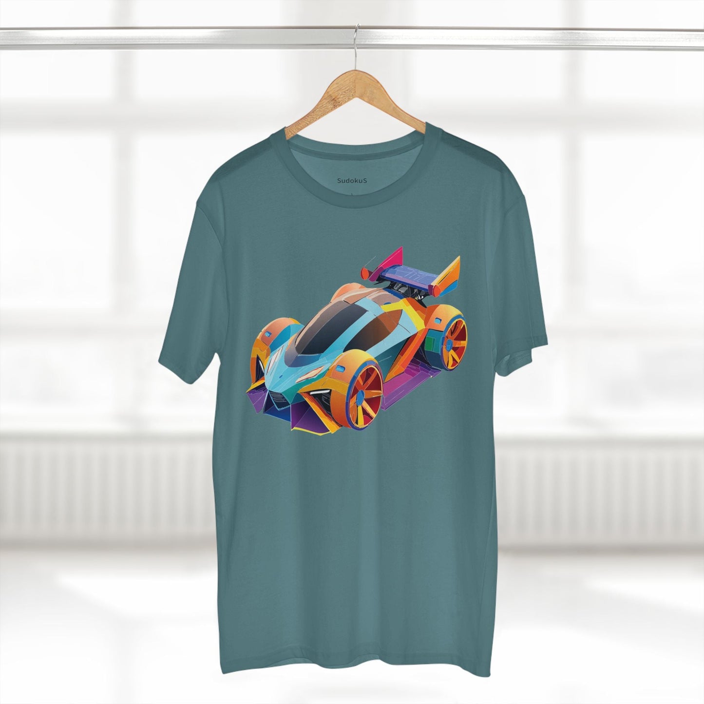 Car Graphic Unisex 100 Cotton Staple Tee 23