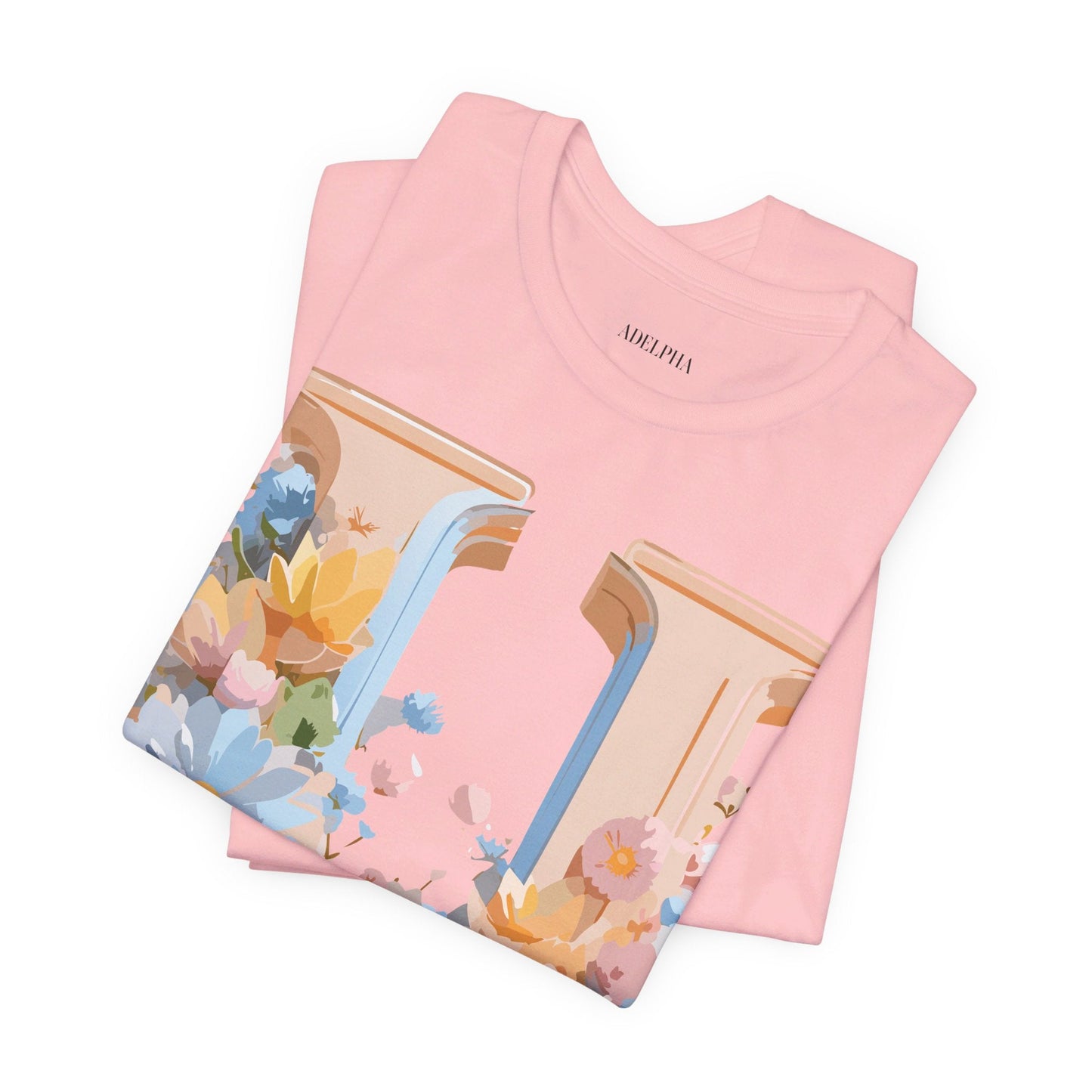 Letter U Shirt Unisex Graphic Tee By Adelpha Vintage Inspired Short Sleeve Art Design