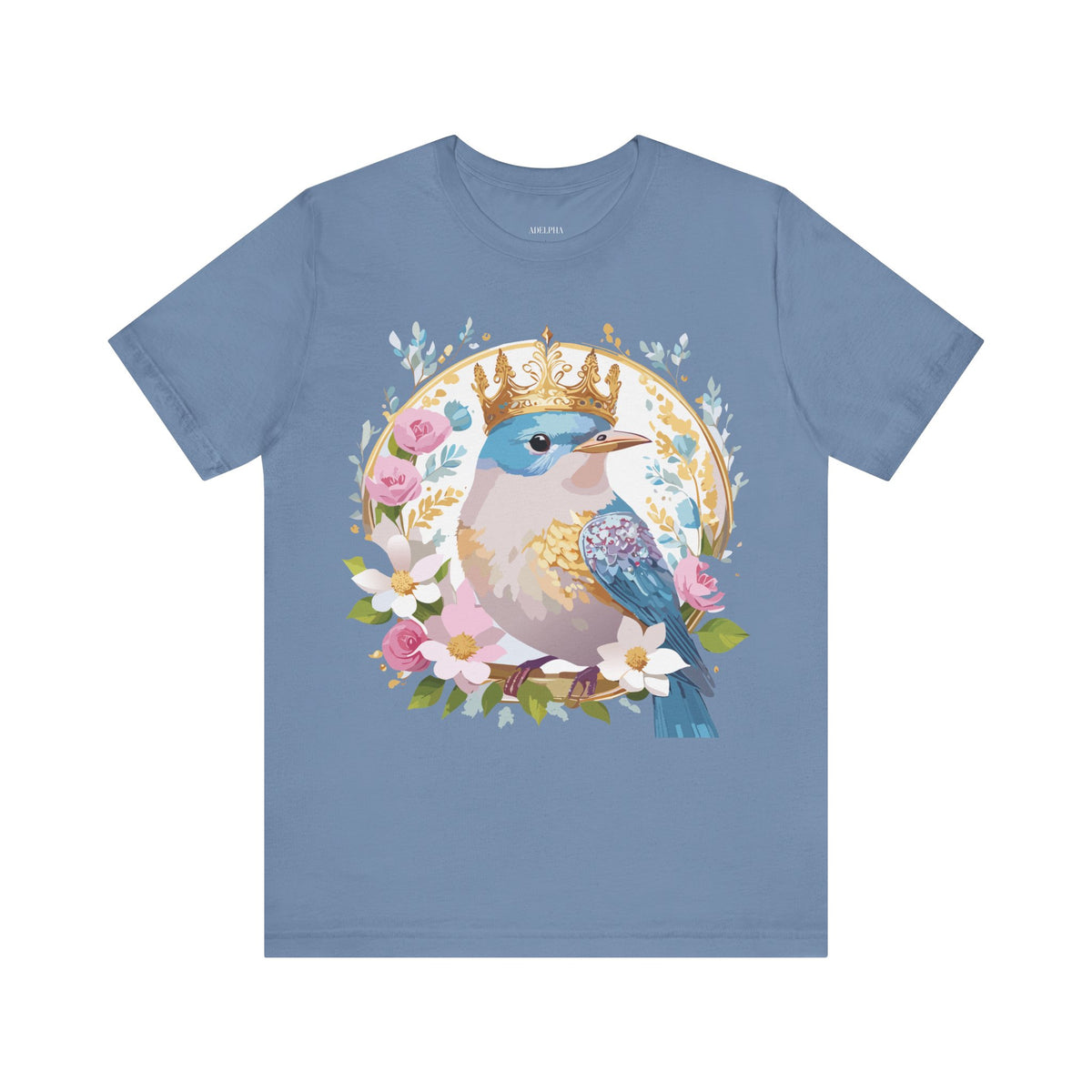 Medallion Graphic Unisex Cotton Bella+Canvas Tee with Art Design d77
