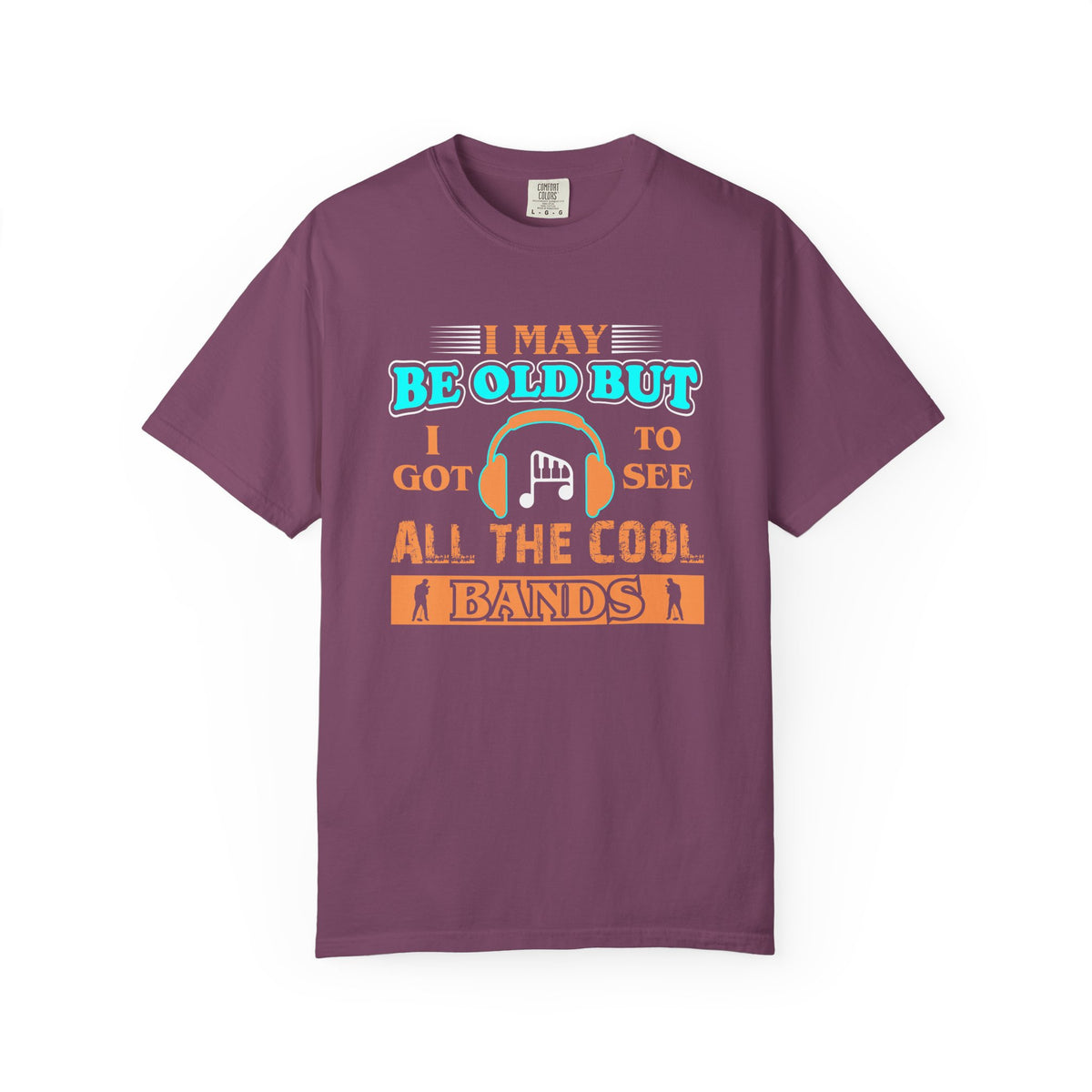 To See All The Cool Bands T-Shirt Vintage Concert Graphic Unisex Cotton Tee 061