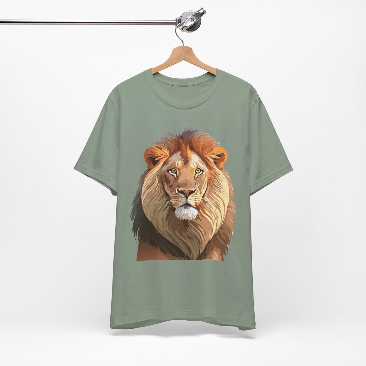 Unisex Animal Graphic Tee Shirt With Wild Animals Art Design For Everyday Wear Casual