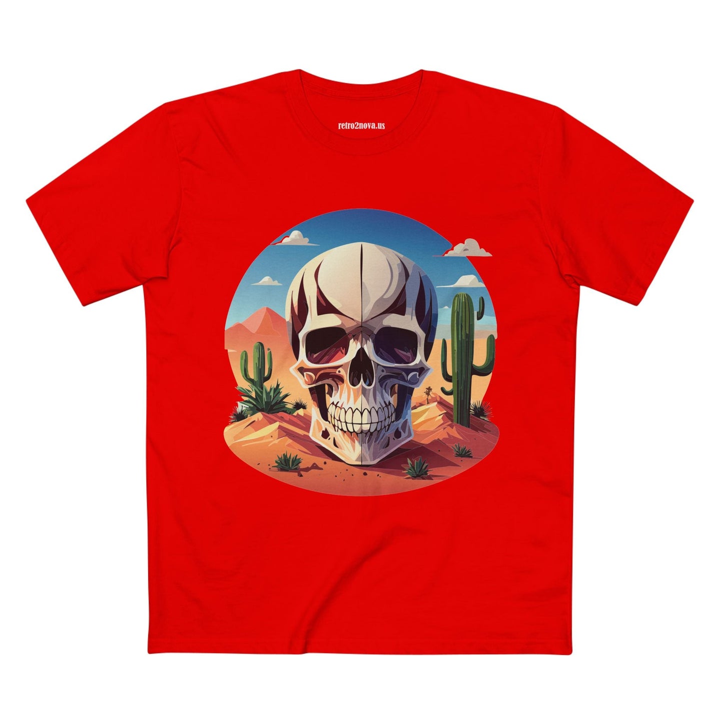 Skull Shirt Unisex Skeleton Tee Premium Cotton With Original Art By Retro2Nova Official