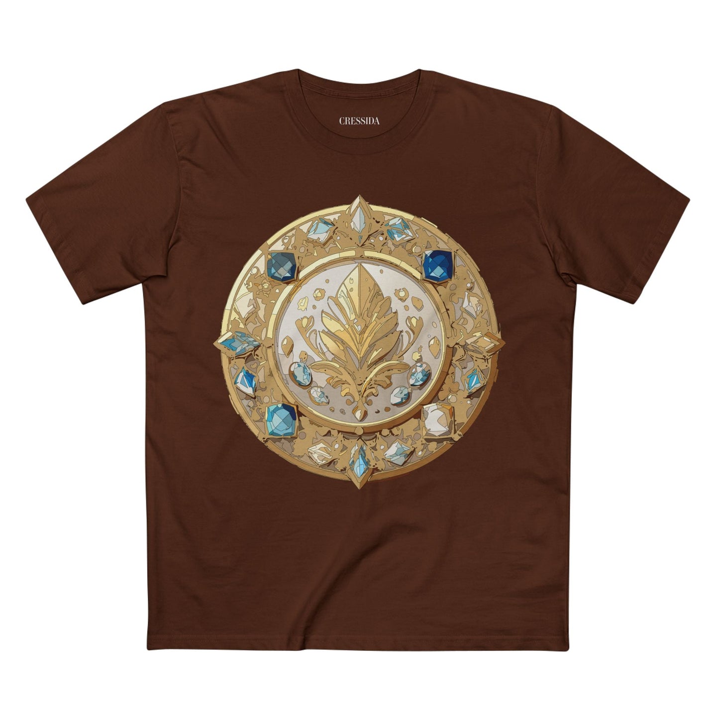Medallion Graphic T-Shirt Unisex 100 Cotton With Gold Art Design Medal Tee 25