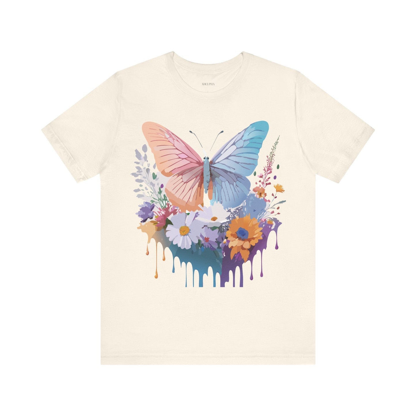 Butterfly Graphic T Shirt Unisex Adelpha Artwork Tee Vintage Style