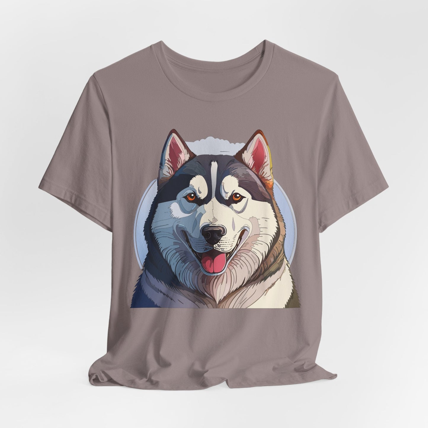 Unisex Animal Shirt Art Design Tee With Wild Animals Graphic Print Short Sleeve Style