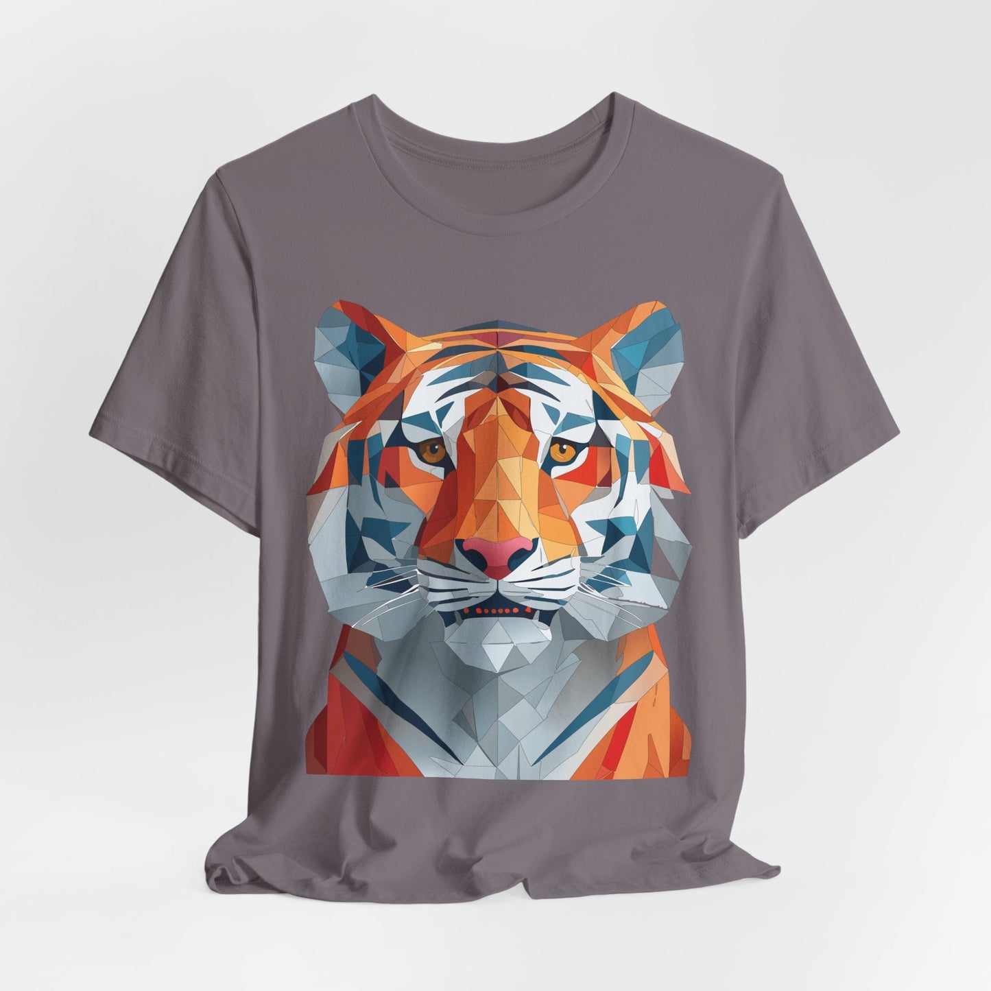 Unisex Animal Shirt With Art Design And Wildlife Theme Short Sleeve Tee For Everyday Wear