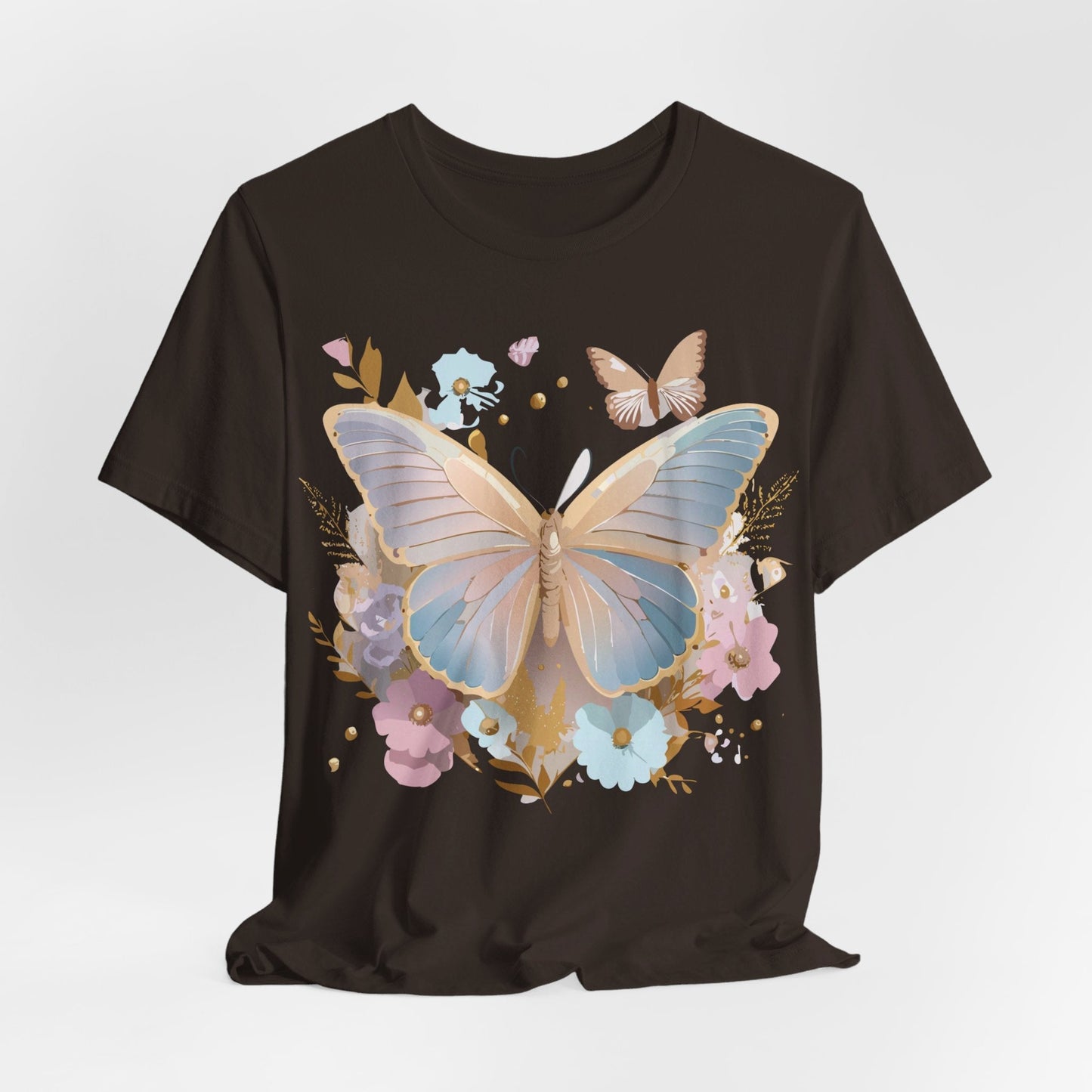 Butterfly Graphic T Shirt Unisex Vintage Artwork Tee By Adelpha