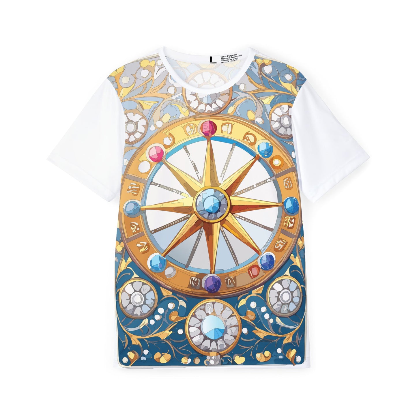 20-Card Deck Graphic T-Shirt, Art Design Poly Shirt, All Over Print Graphic Tee, Playing Cards T-Shirt, Playing Cards Tees