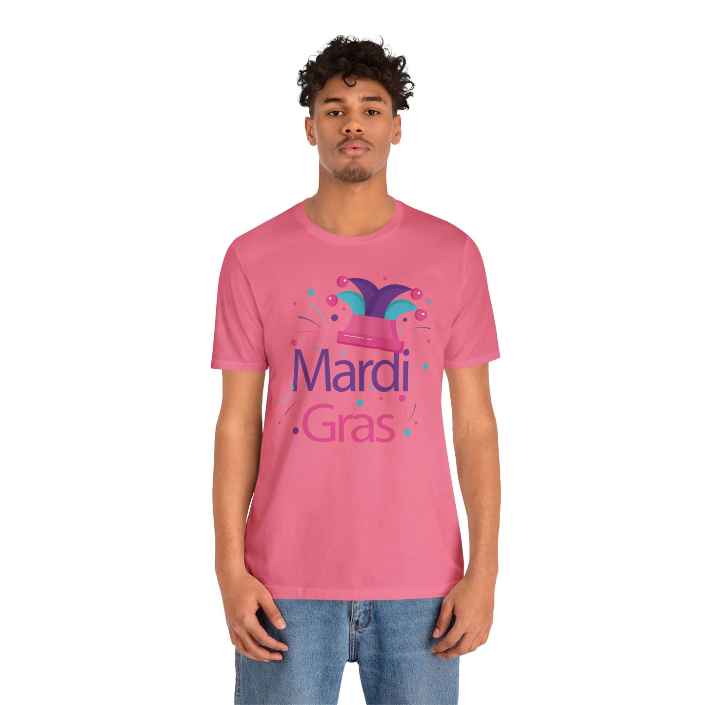 Tee-shirt en coton unisexe pour Mardi Gras