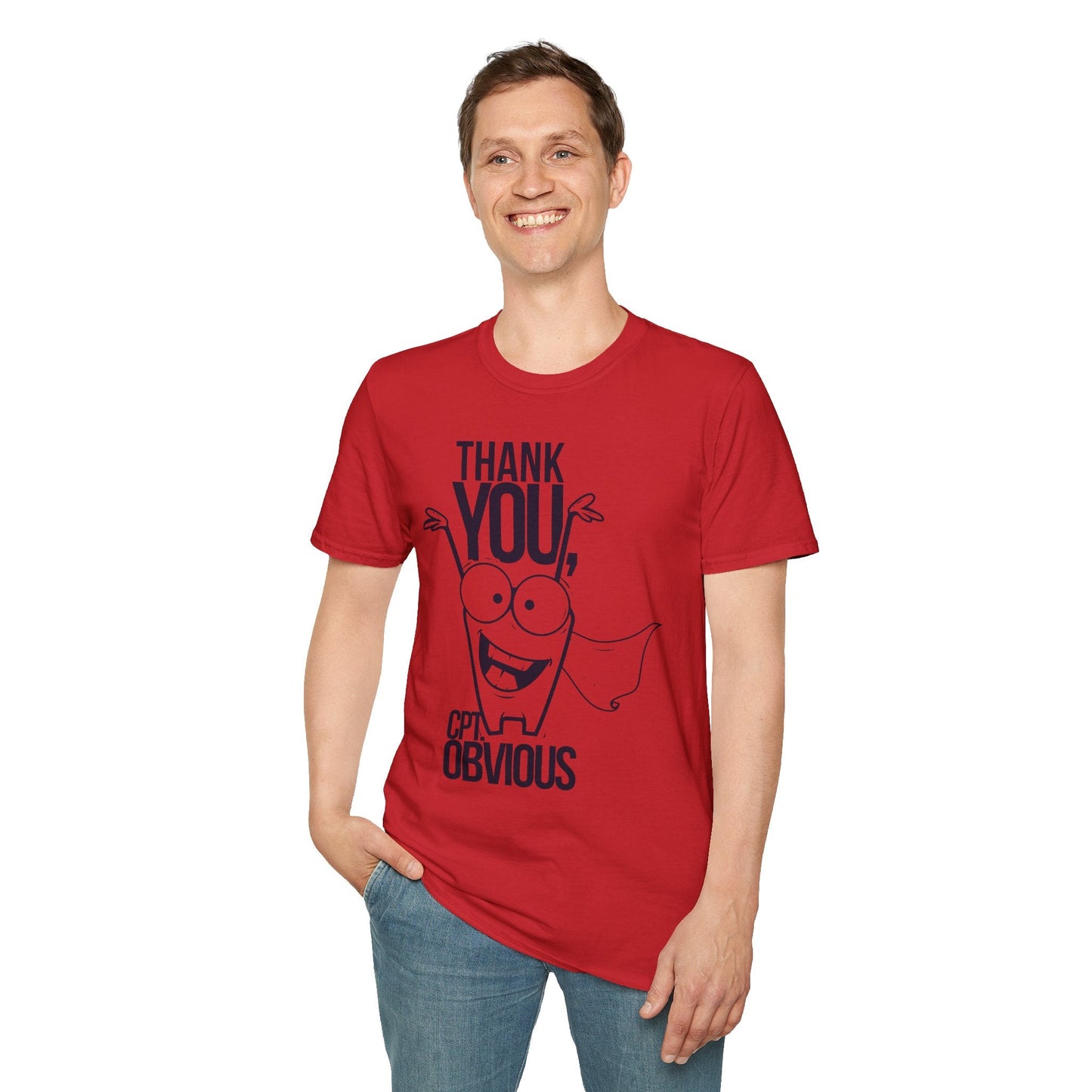 Cartoon T Shirt Animation Funny Tee Unisex Gildan Softstyle 64000 Ring Spun Cotton