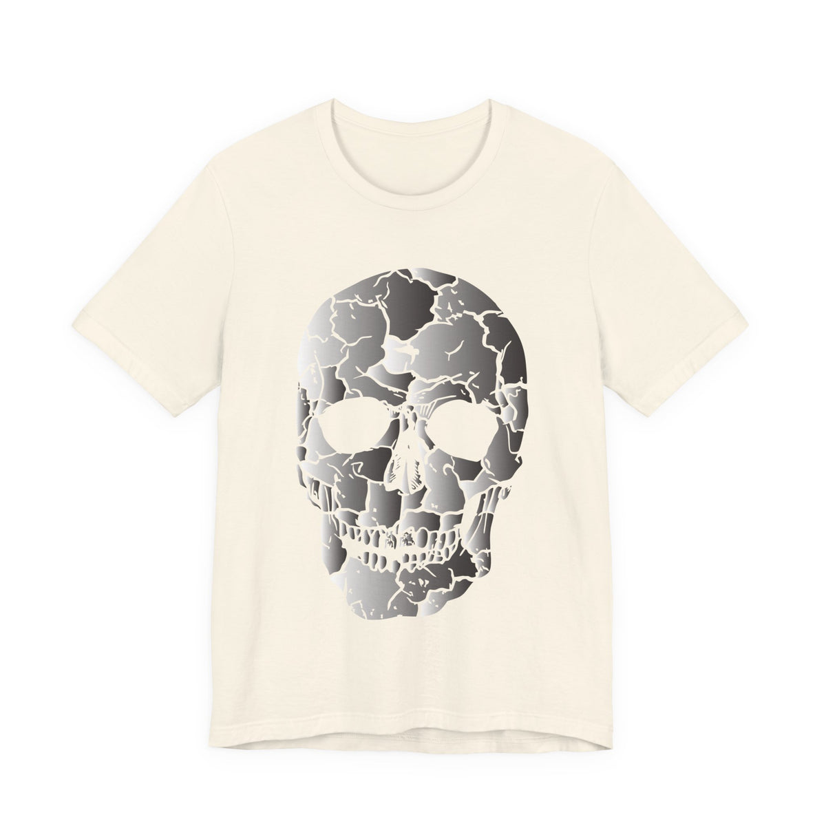 Camiseta unisex de algodón con calavera