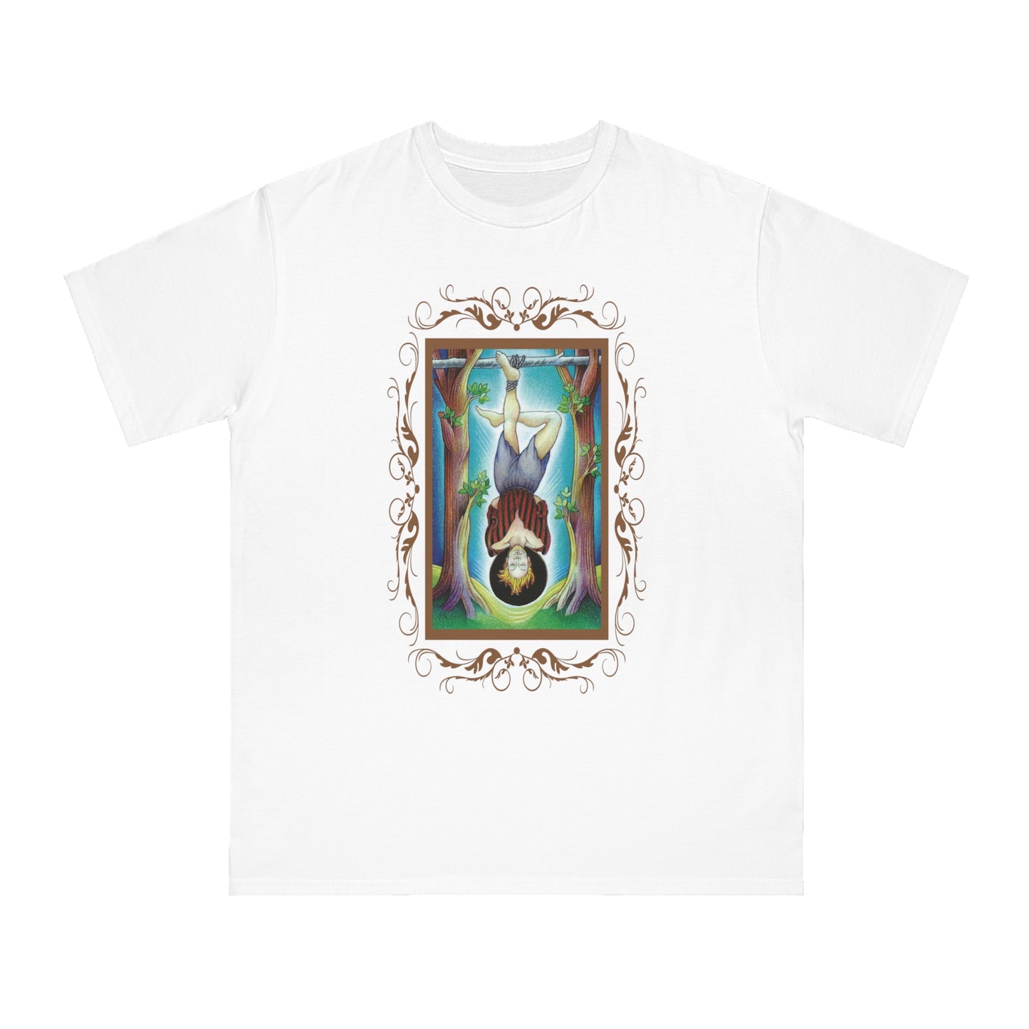 T-Shirt aus Bio-Baumwolle, Unisex, mit Tarotkarten