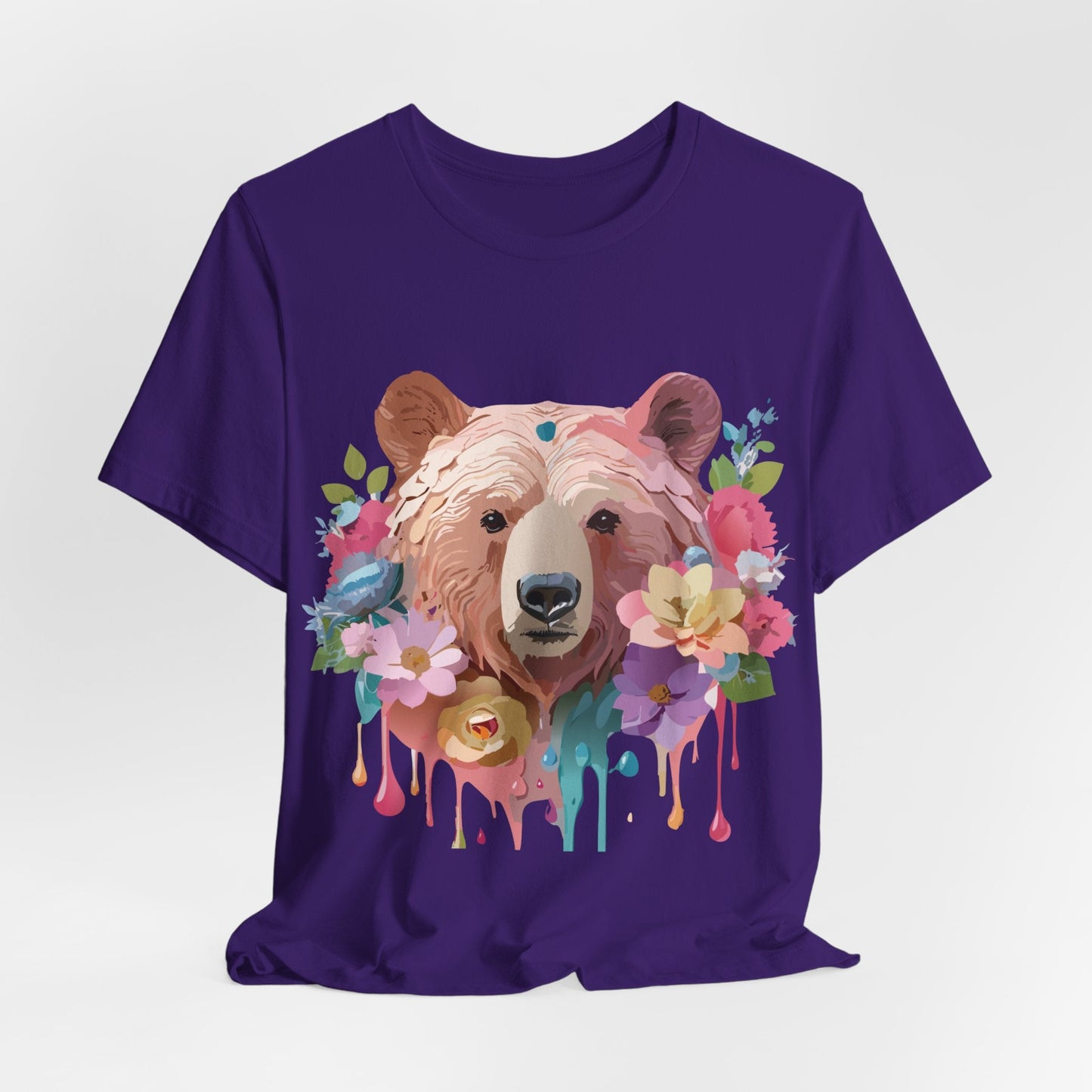 Bear Graphic T Shirt Unisex Adelpha Vintage Art Design Tee Edition