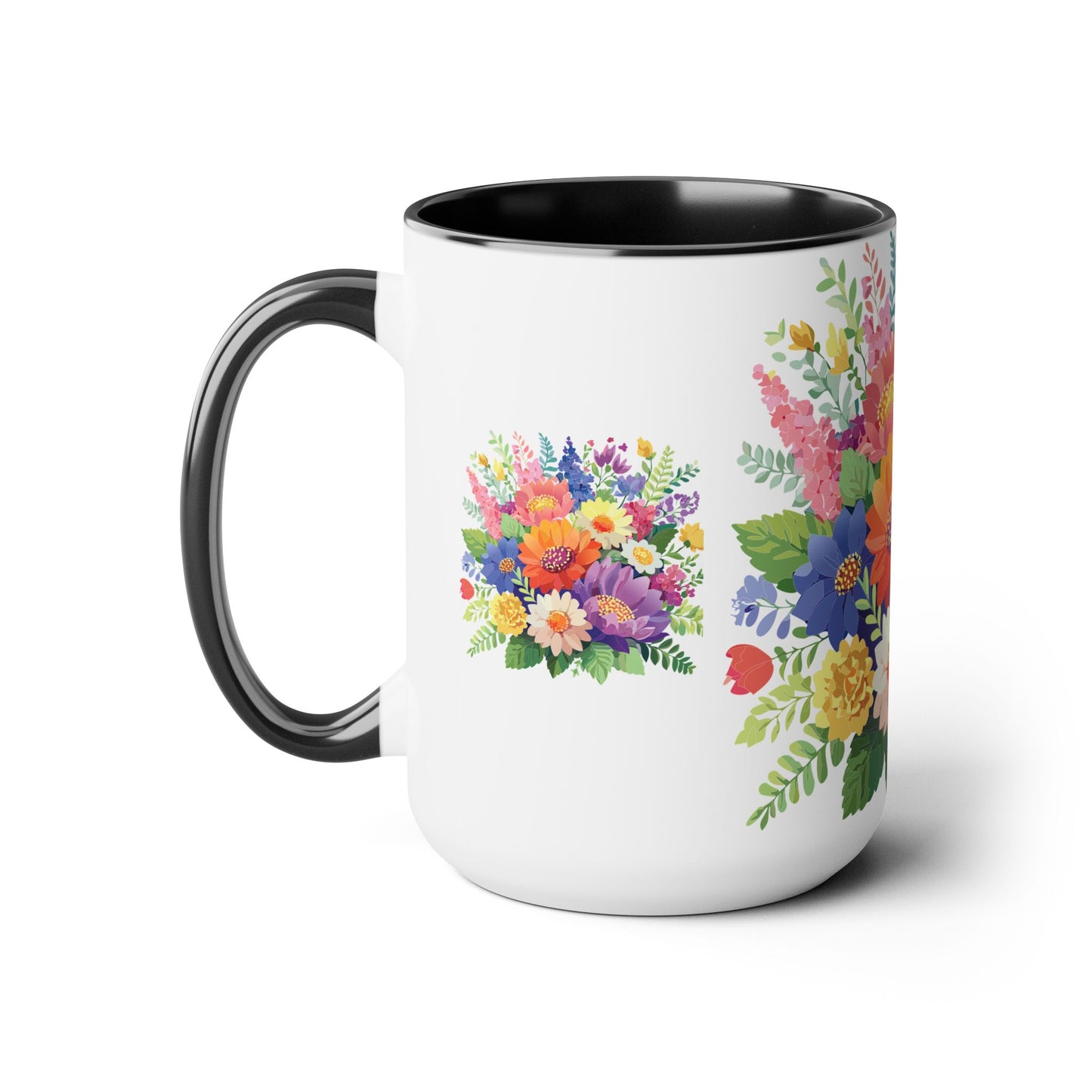 Floral Mug, Floral Cup