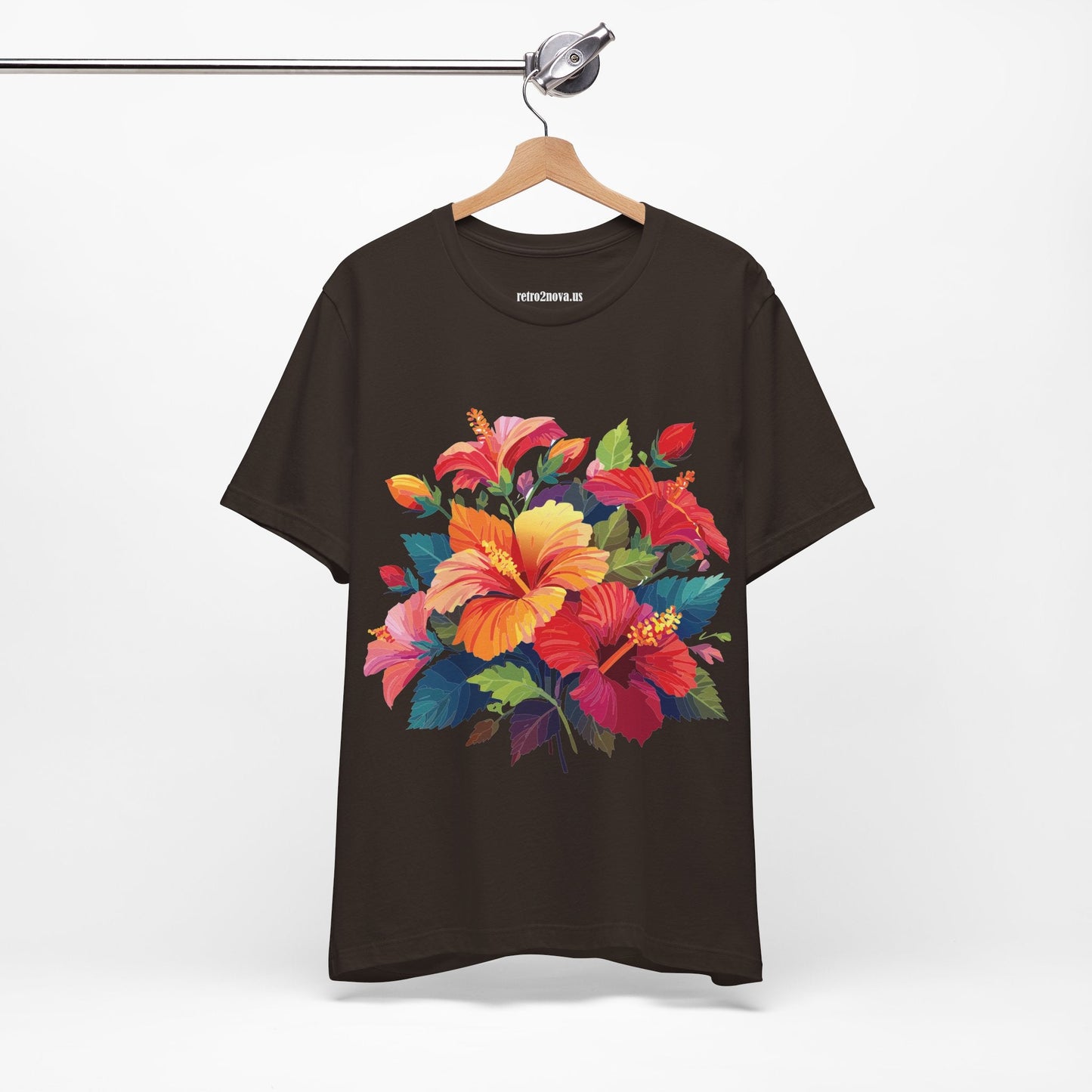 Vintage Floral Graphic Unisex Cotton Tee 34