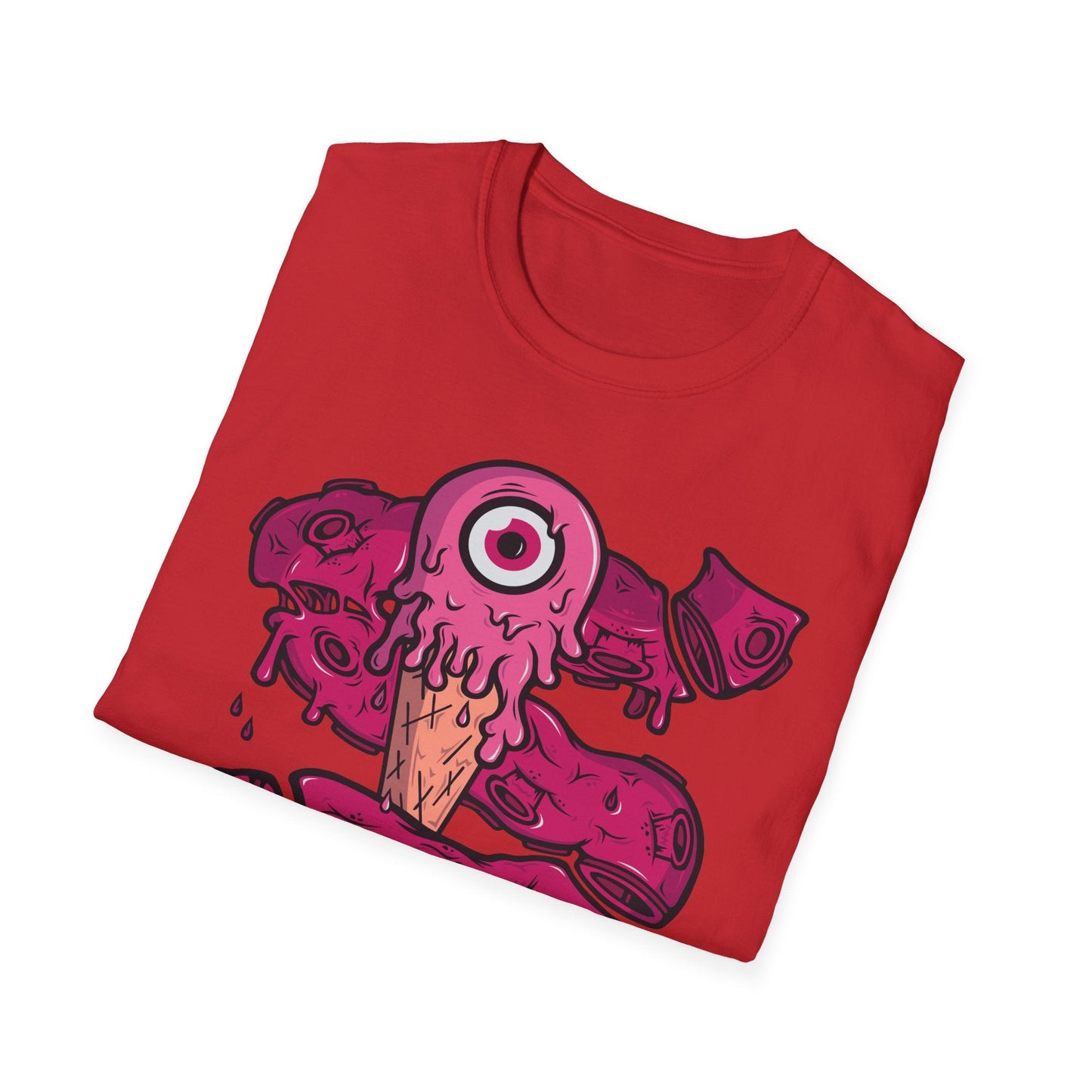 Cartoon T Shirt Animation Tee Funny Graphic Tee Unisex Gildan Softstyle Cotton 64000