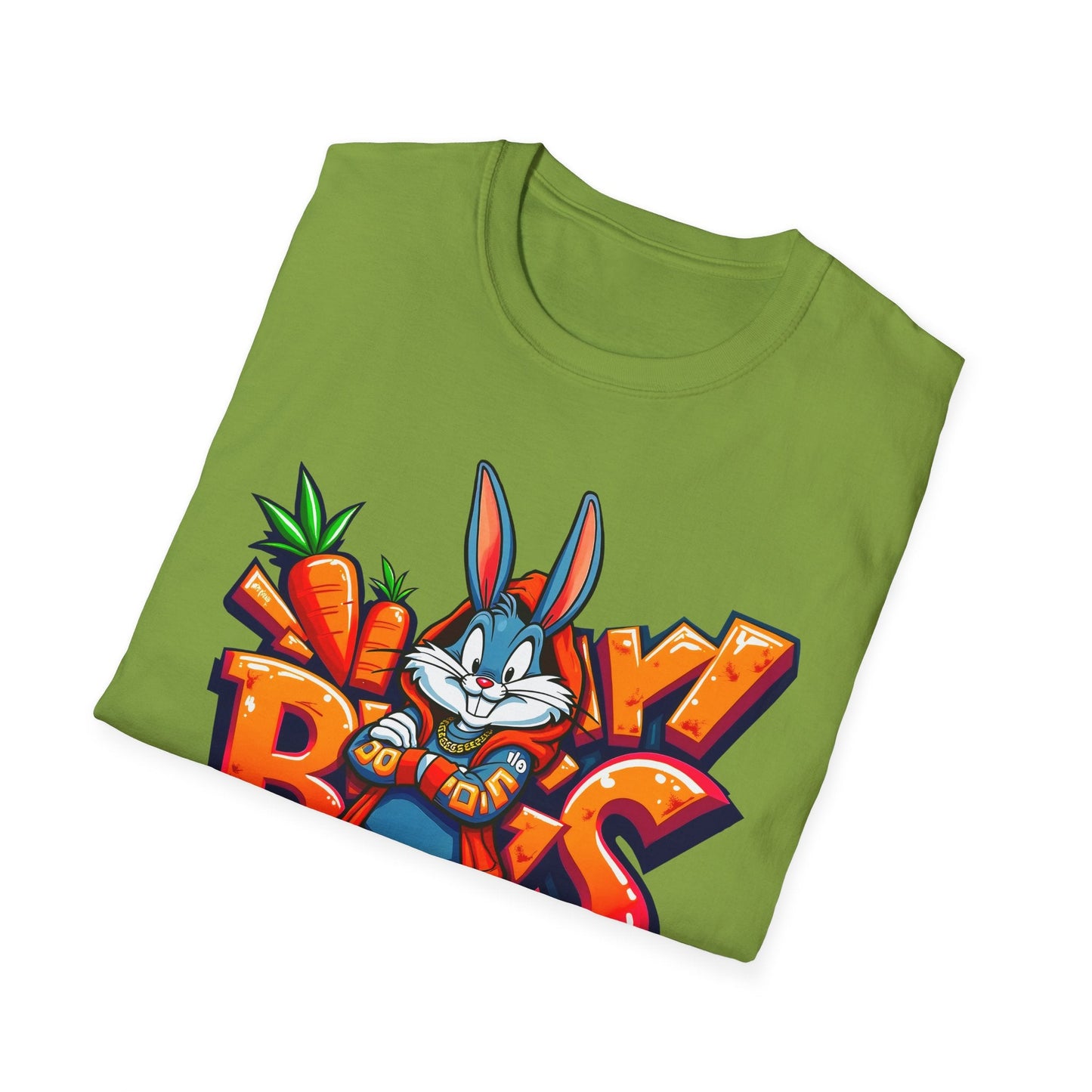 Funny Cartoon Animals T Shirt With Animation Design Unisex Softstyle Graphic Tee Gildan 64000