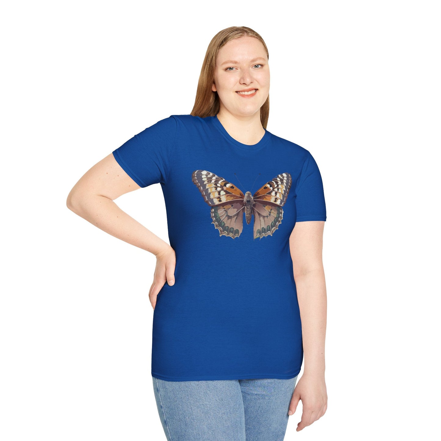 Monarch Butterfly Shirt Unisex T Shirt Design Gildan Softstyle 64000 100 Percent Ring Spun Cotton