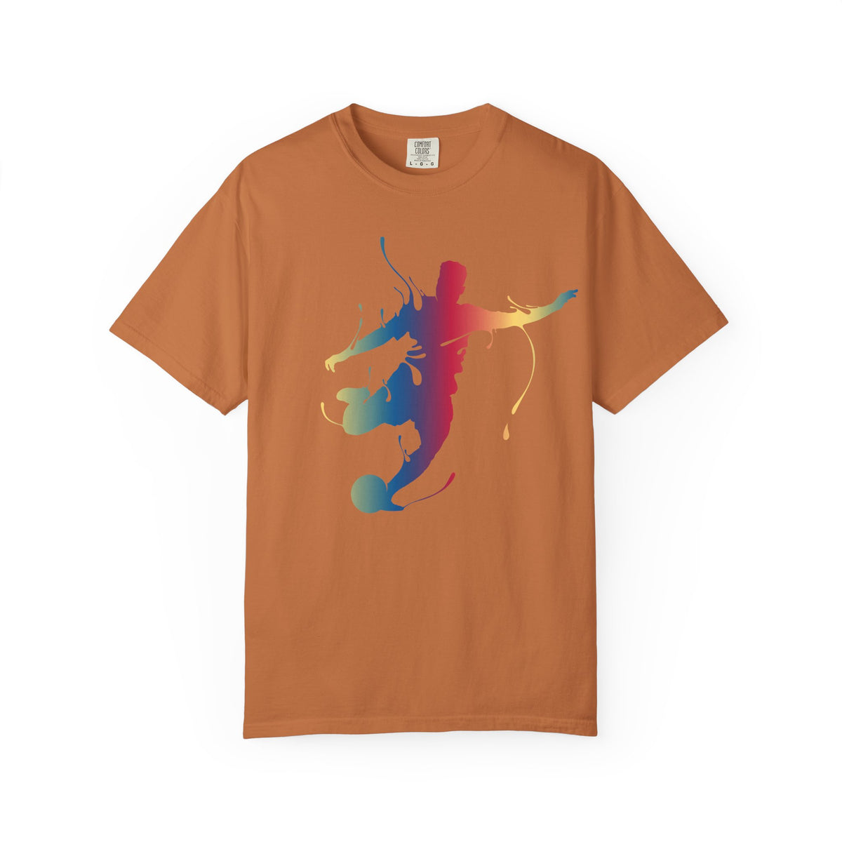 Camiseta unisex con diseño de arte deportivo.