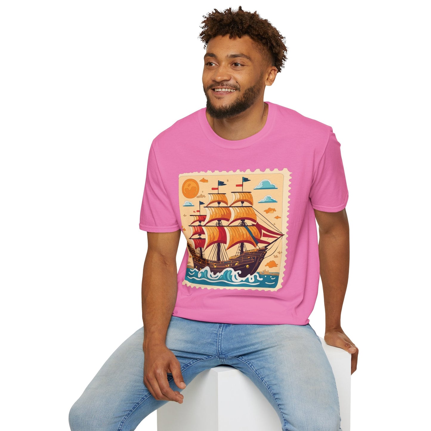 Ship T Shirts Frigate T Shirts Vessel Tee Shirt Unisex Gildan Softstyle 64000 Comfort Fit