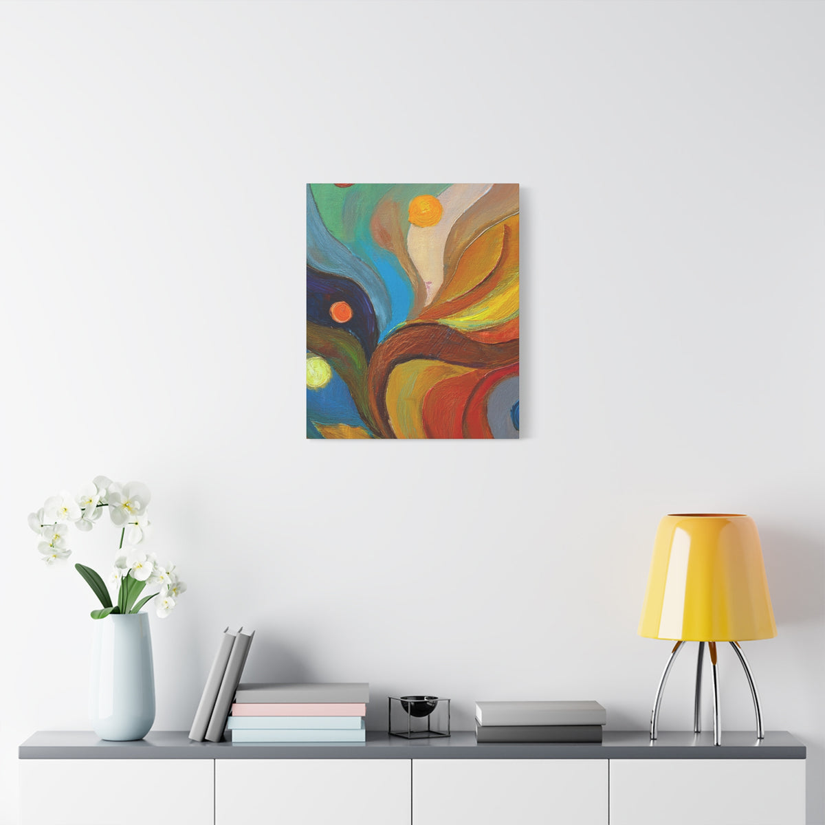 Abstract Oil Painting Print Canvas 20x24,20x30,24x30 24x32,24x36,30x40 32x48,36x48,40x60 Pine-Wood Inner Frame ABS-91